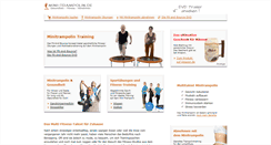 Desktop Screenshot of mini-trampolin.de