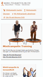 Mobile Screenshot of mini-trampolin.de